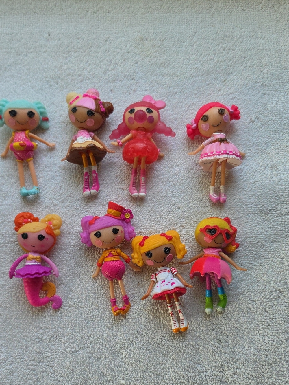 8 Colorful Mini Lalaloosy Fashion Doll Set for Kids -